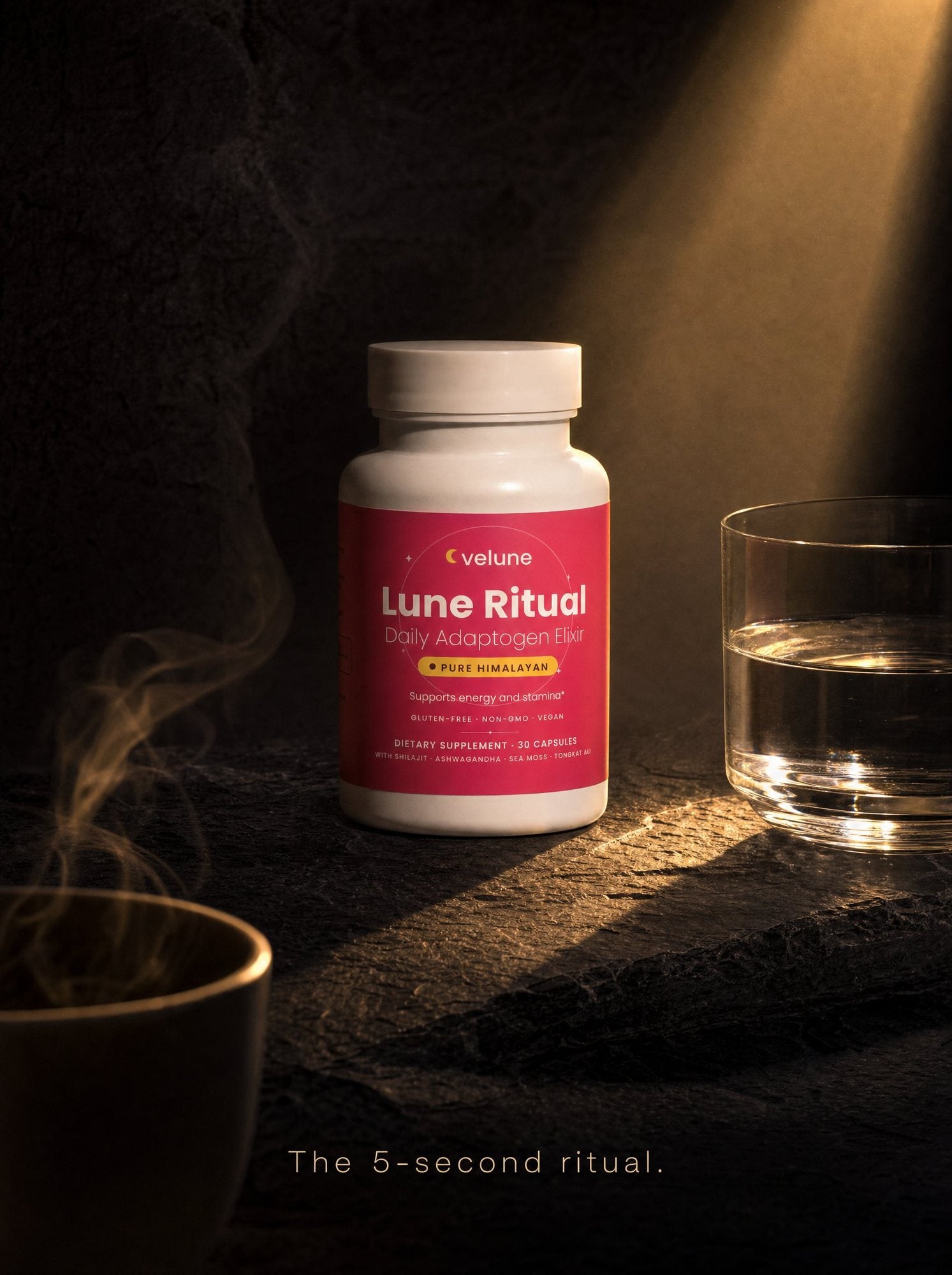 One capsule. With your coffee. Done.