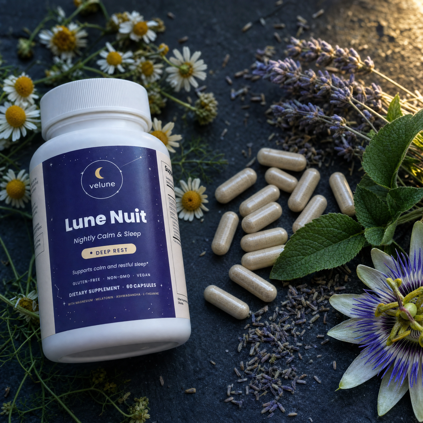 Lune Nuit by Velune – evening wind-down lifestyle photo