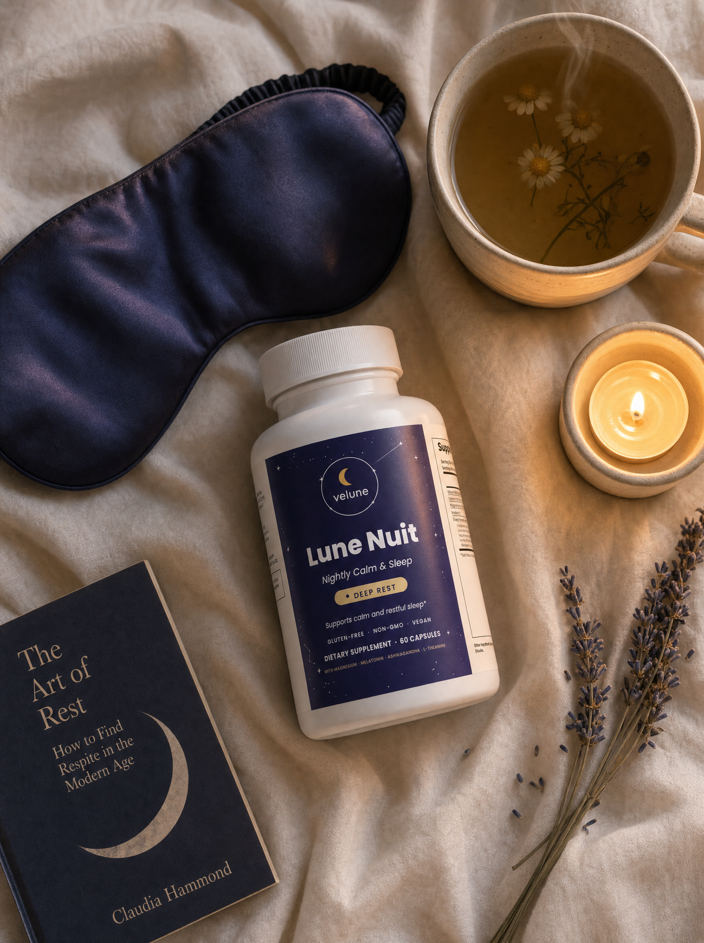 Lune Nuit by Velune – night ritual lifestyle photo