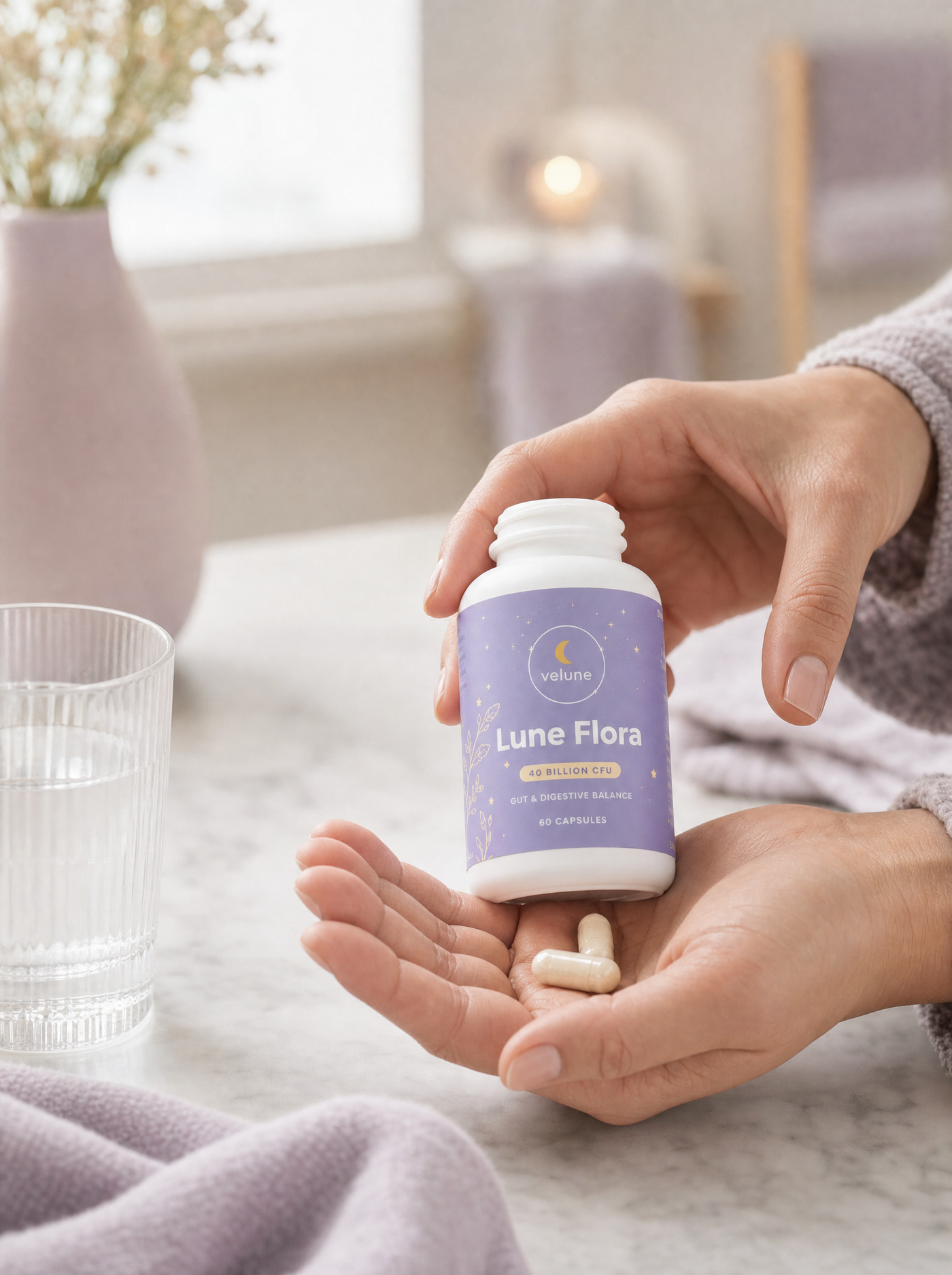 Lune Flora by Velune – morning ritual lifestyle photo